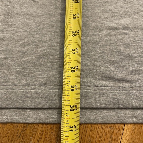 FootJoy Golf Polo Athletic Fit Mens Large Shirt Gray- Lavender White Stripe Logo - Picture 7 of 12